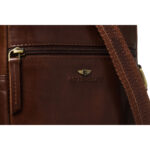Listonoszka męska ze skóry naturalnej w brązowym kolorze - Peterson-3