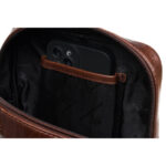 Listonoszka męska ze skóry naturalnej w brązowym kolorze - Peterson-7