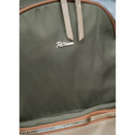 Zielony, miejski plecak damski z poliestru zamykany suwakami - Peterson-22