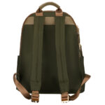 Zielony, miejski plecak damski z poliestru zamykany suwakami - Peterson-10