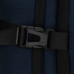 Granatowy plecak podróżny z poliestru z miejscem na laptopa, zawieszony na regulowanych szelkach - Peterson-18