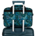 Pojemna torba podróżna wyposażona w dopinany pasek i zewnętrzną kieszeń zapinaną suwakiem - Rovicky-7