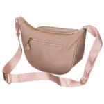 Listonoszka damska z nylonu w różowym kolorze, zamykana suwakiem - Peterson-7