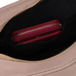 Listonoszka damska z nylonu w różowym kolorze, zamykana suwakiem - Peterson-12