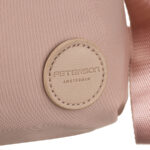Różowa listonoszka damska z nylonu zamykana suwakiem - Peterson-13