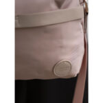 Różowa listonoszka damska z nylonu zamykana suwakiem - Peterson-20