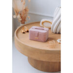 Różowa szkatułka na biżuterię zamykana zamkiem magnetycznym - Peterson-2